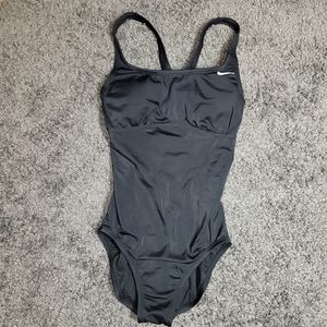 Women's Nike Keyhole Back One-Piece Swimsuit